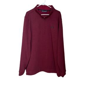 Under Armour Men’s Storm Golf 1/4 Zip Fleece Pullover Jacket Burgundy 4XL